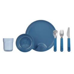 Keuken Set Winkel 21 Mepal Mio Kinderservies - Deep Blue, 6dlg.
